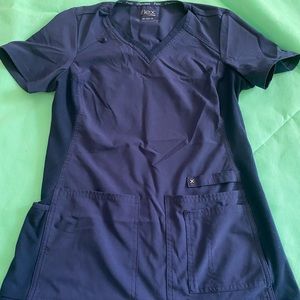 V neck scrub top.